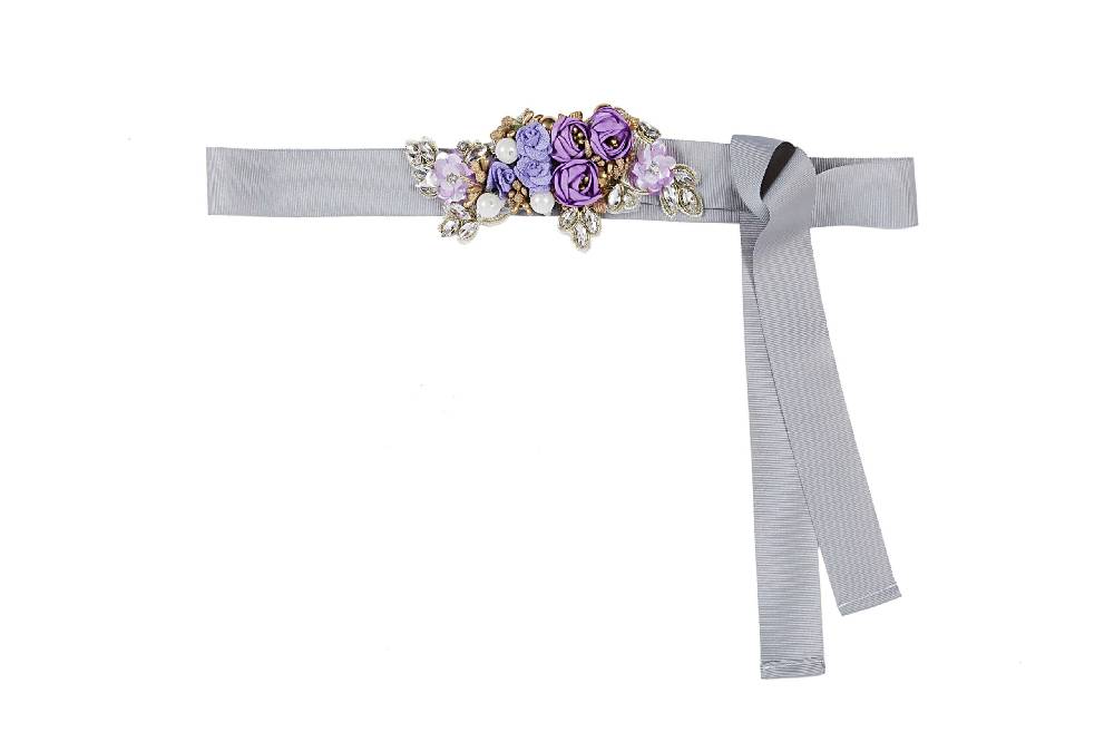 Lanacaprina CINTURA A NASTRO CON APPLICAZIONE