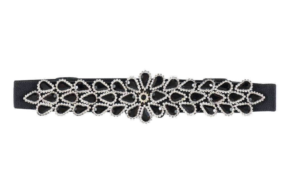 Lanacaprina CINTURA GIOIELLO CON STRASS