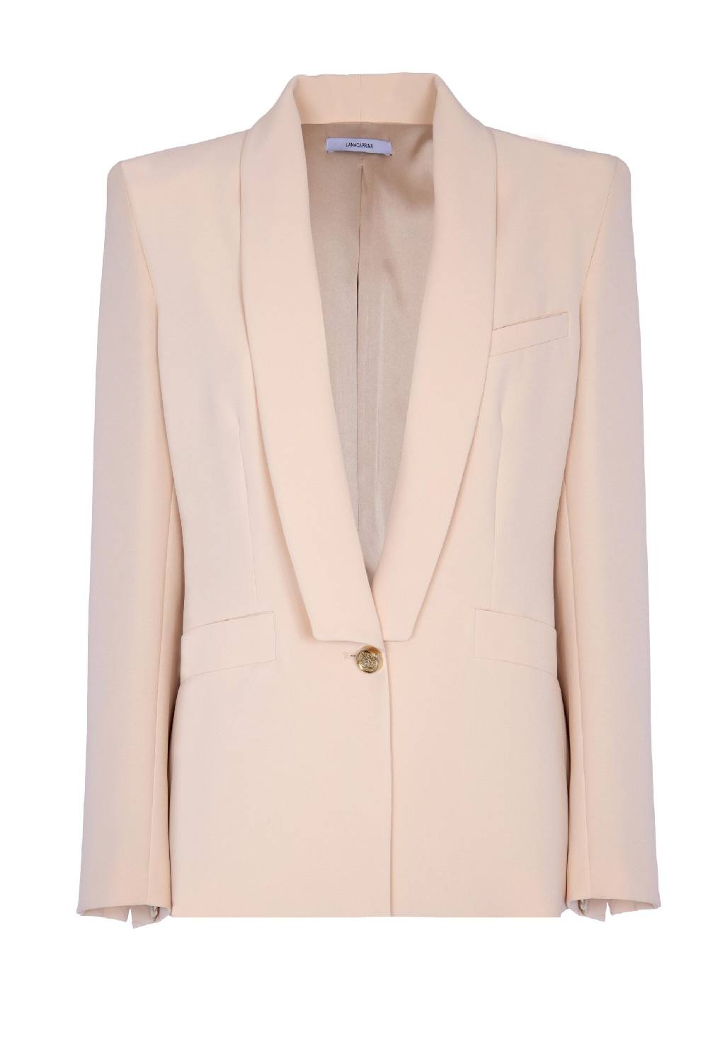 Lanacaprina GIACCA CON COLLO A SCIALLE