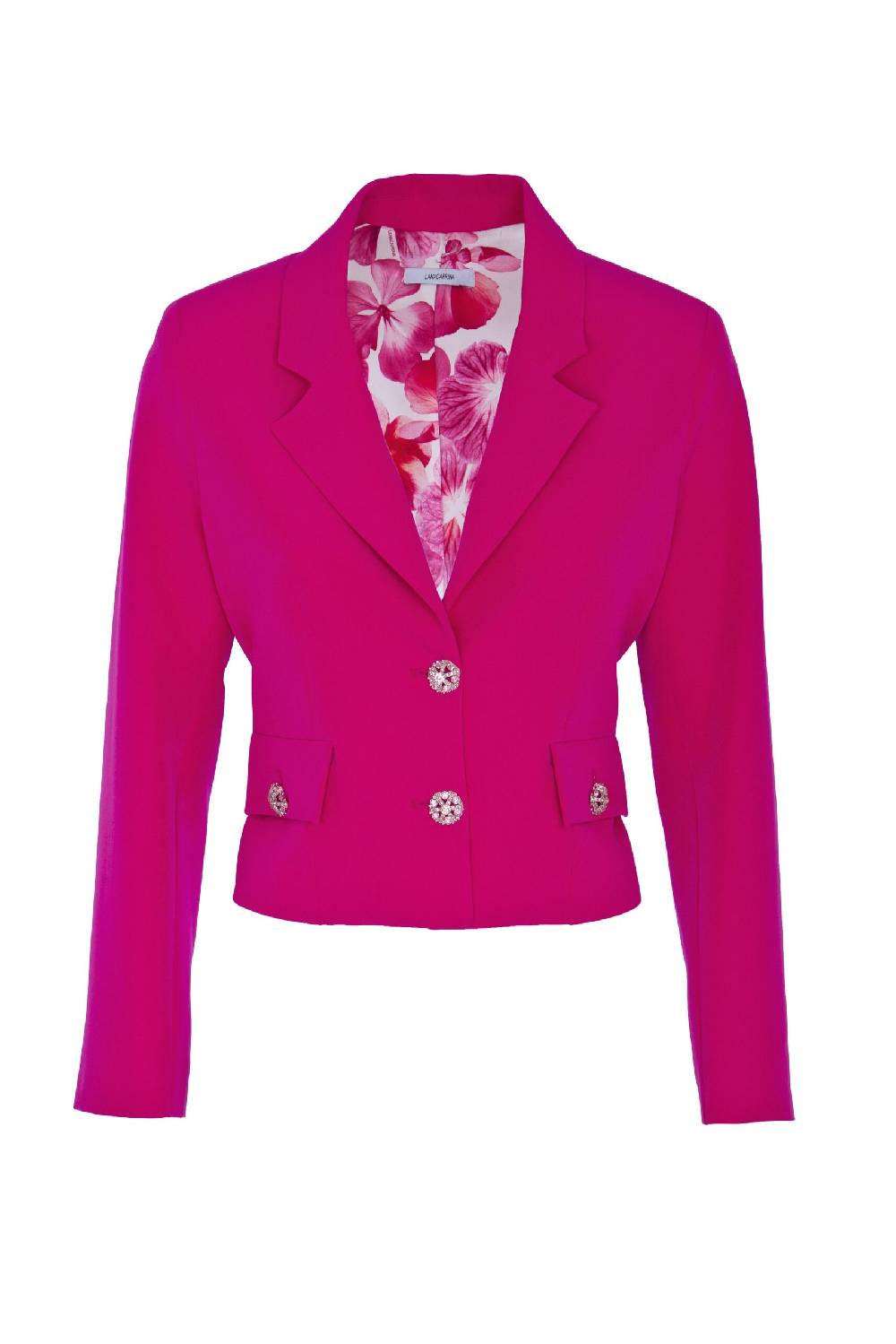 Lanacaprina GIACCA CORTA CON TASCHINE