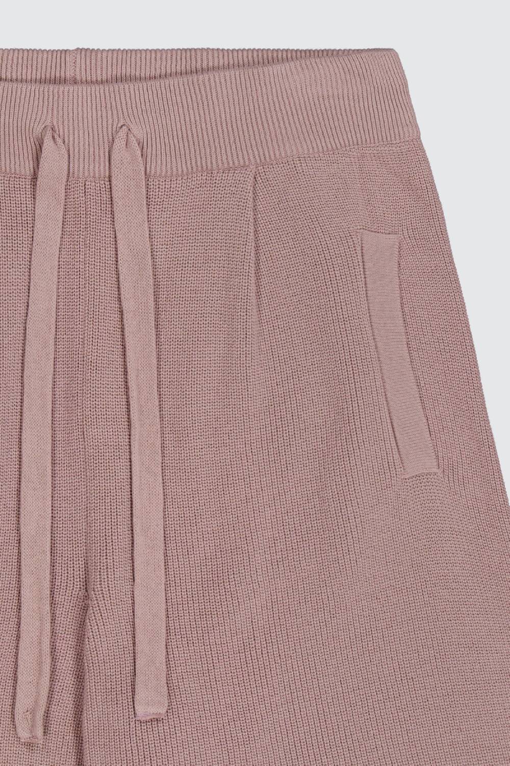 Laneus Laneus Bermuda Glacee In Maglia Effetto Destroyed