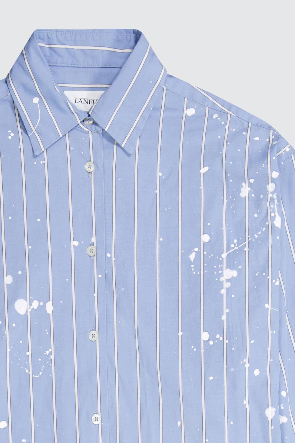 Laneus Laneus Camicia Oversize Effetto Vernice Allover