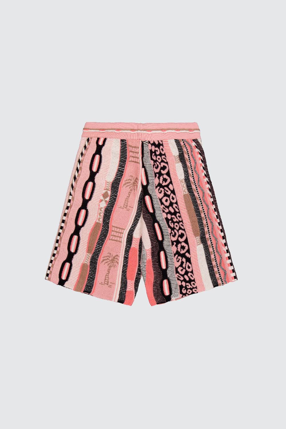 Laneus Laneus Bermuda Pink In Jacquard Multicolor