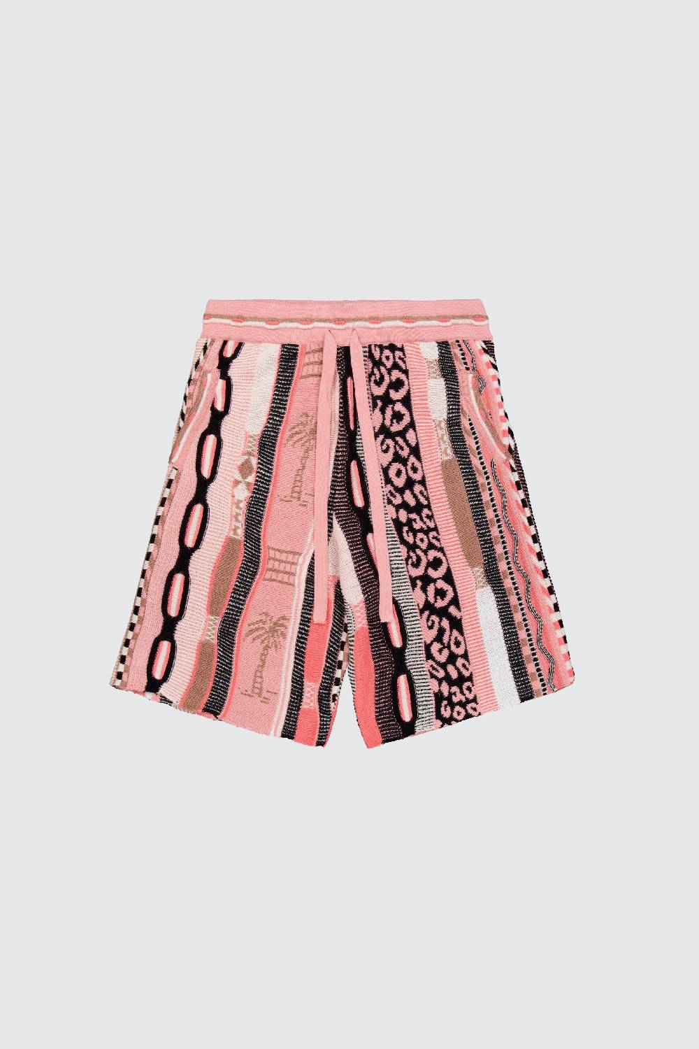 Laneus Laneus bermuda pink in jacquard multicolor