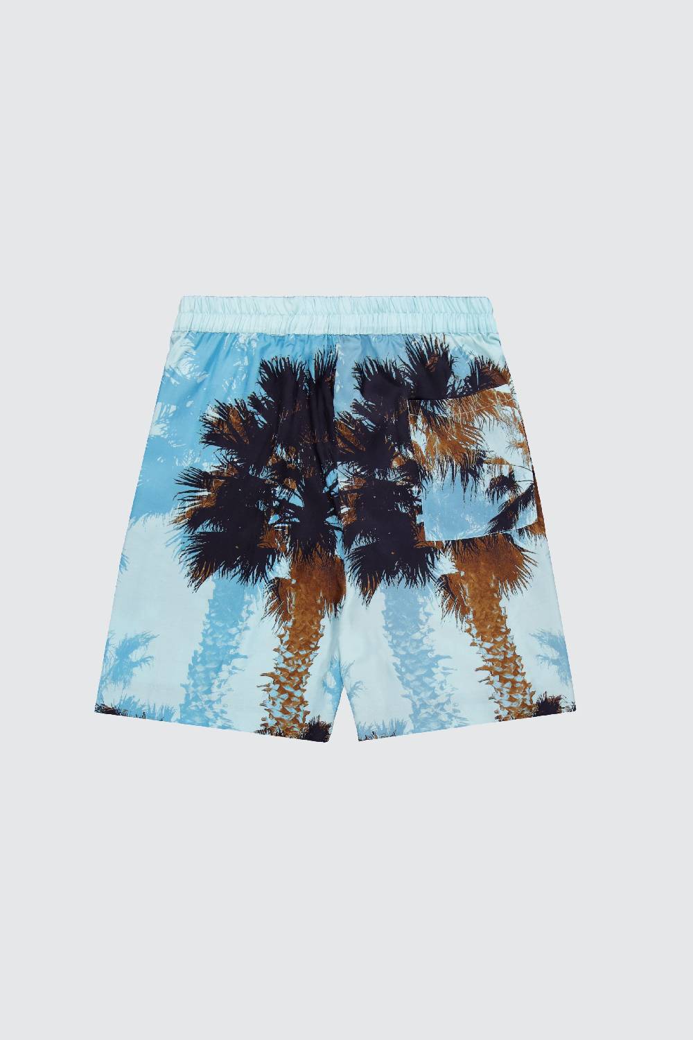 Laneus Laneus Bermuda Turquoise Palm Print