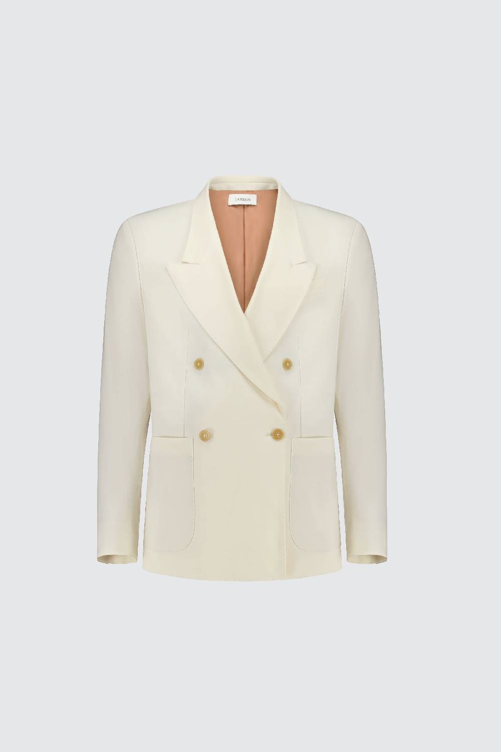 Laneus Laneus blazer cream regular doppio petto