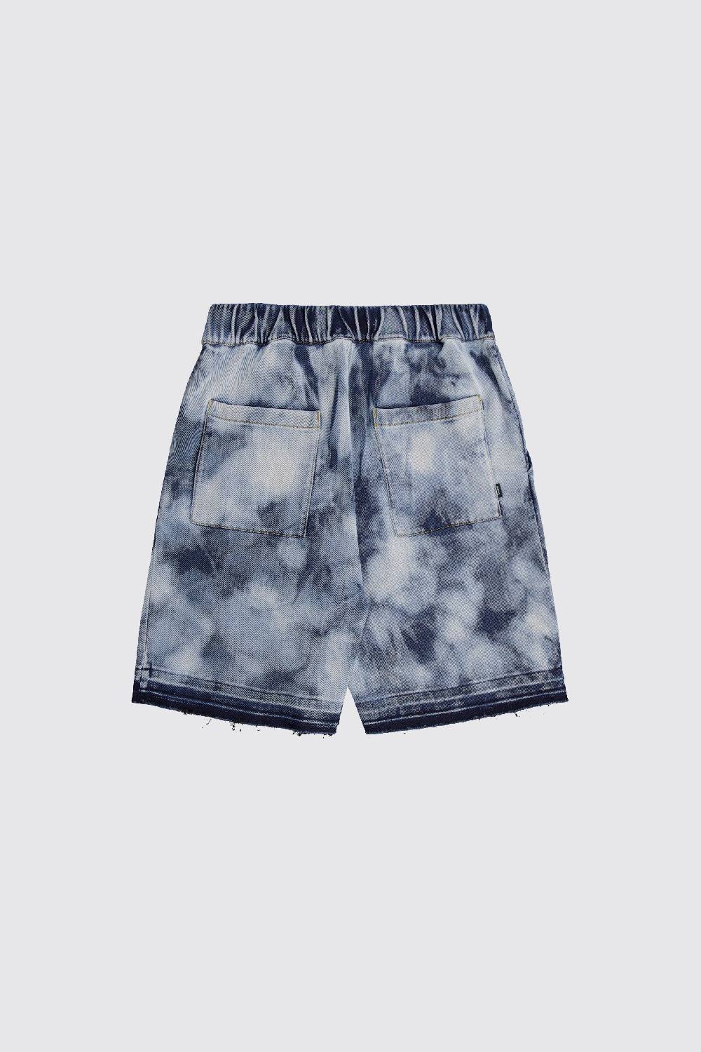 Laneus Laneus Bleached Denim Short