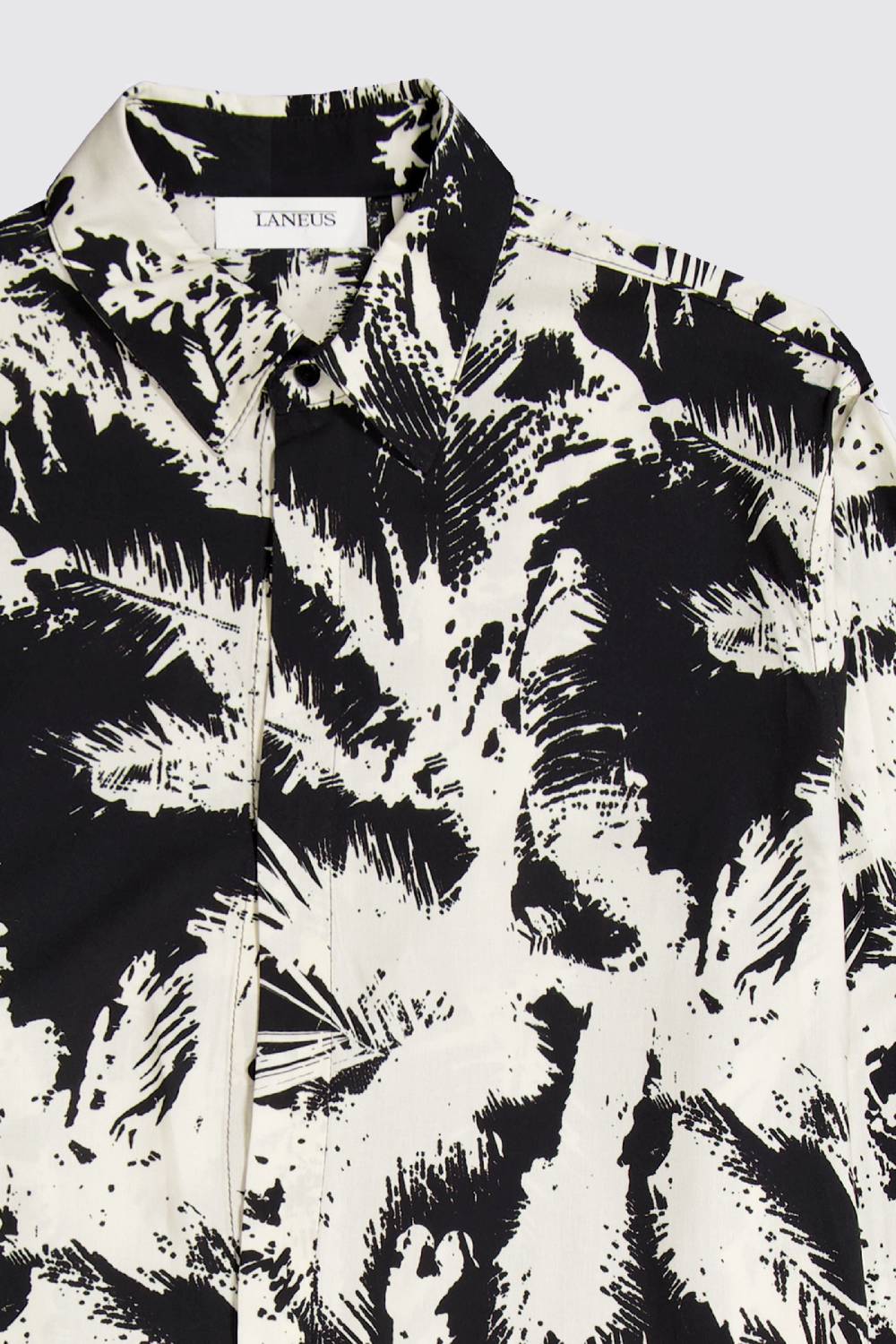 Laneus Laneus Camicia A Manica Lunga Palm Print