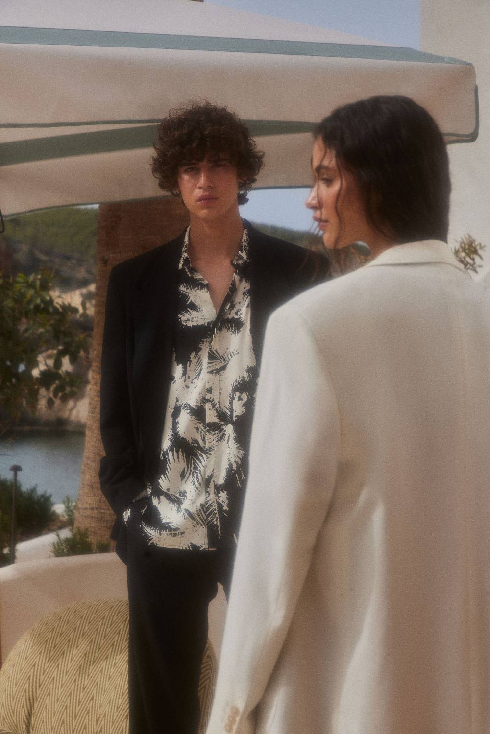 Laneus Laneus Camicia Palm Print