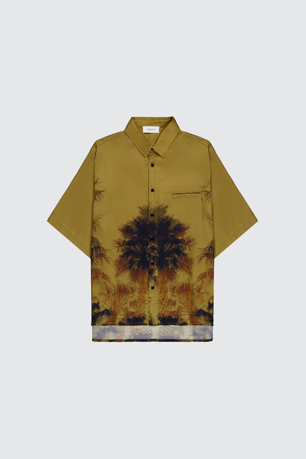 Laneus Laneus camicia palm print