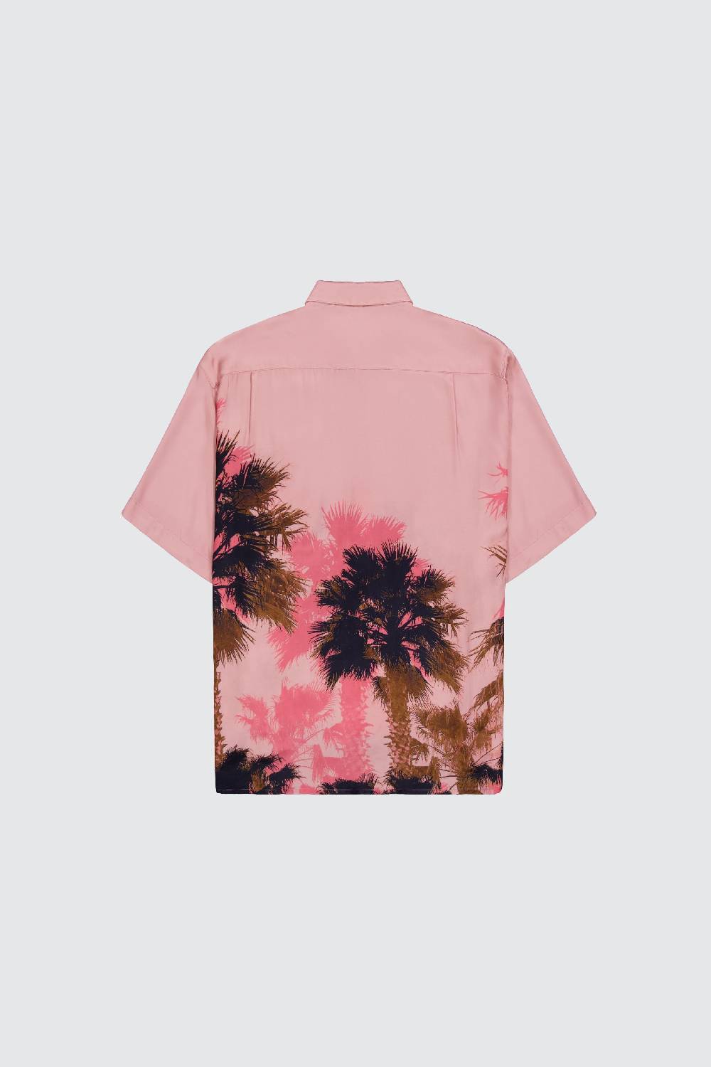 Laneus Laneus Camicia Pink Palm Print