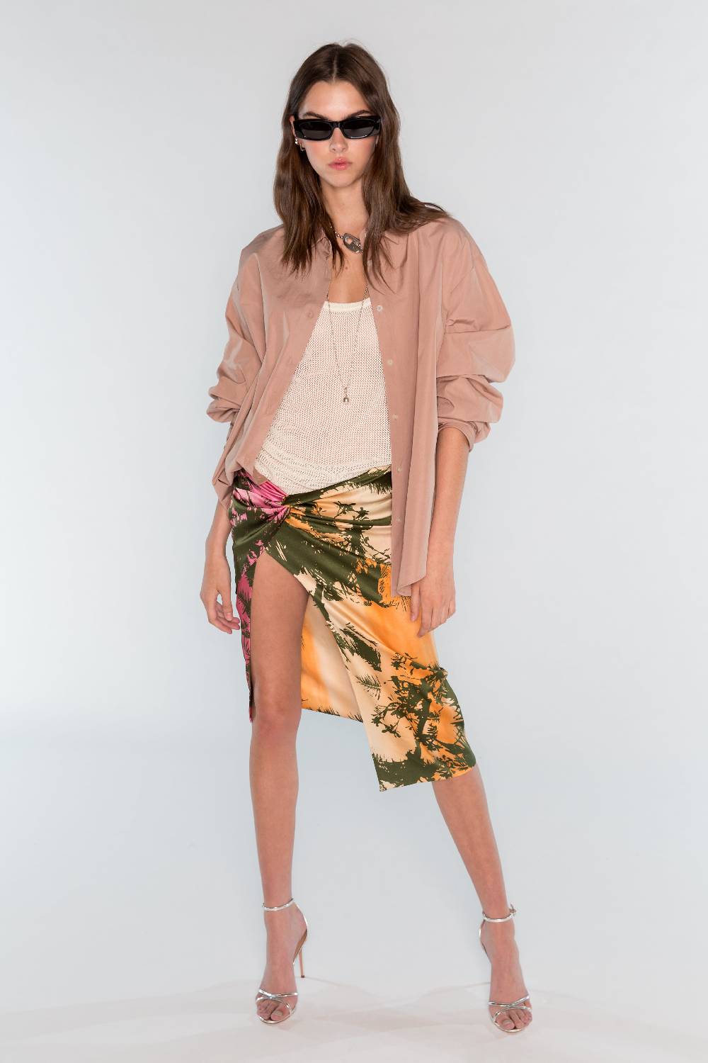 Laneus Laneus canotta in mesh slim fit