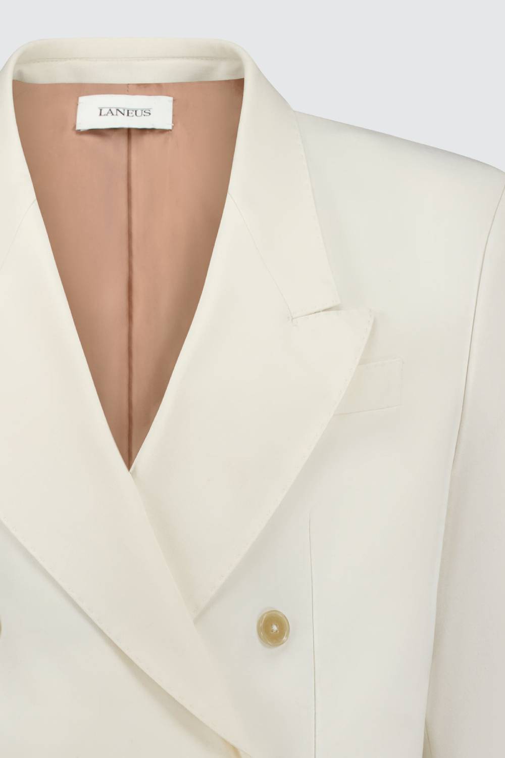 Laneus Laneus Giacca Cream Doppio Petto