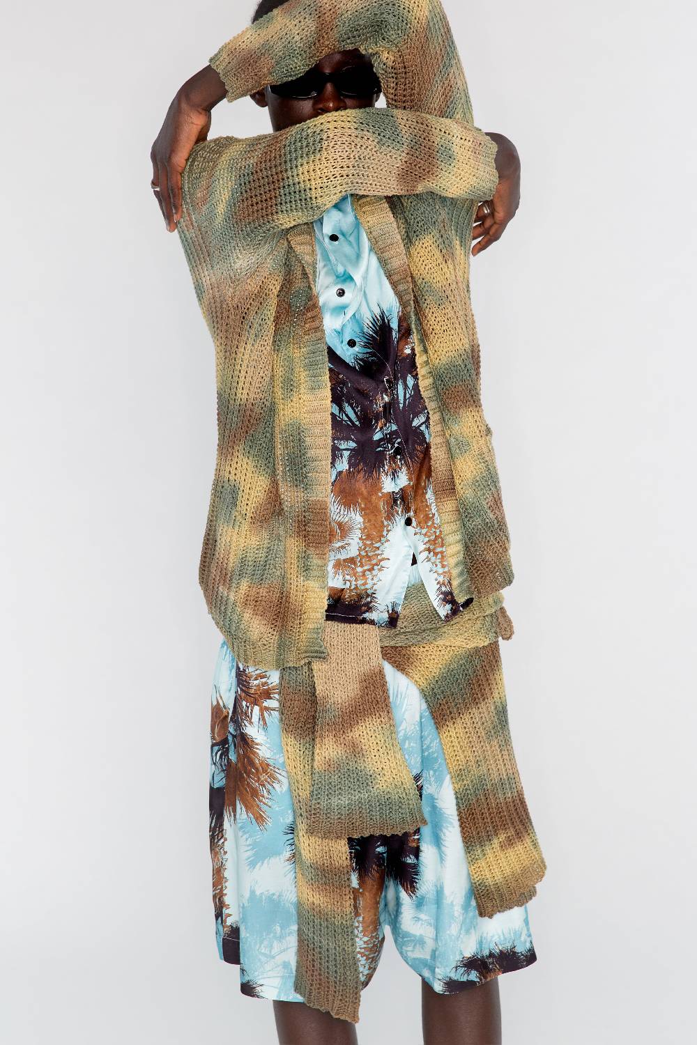 Laneus Laneus Giacca Tie Dye Camo Print