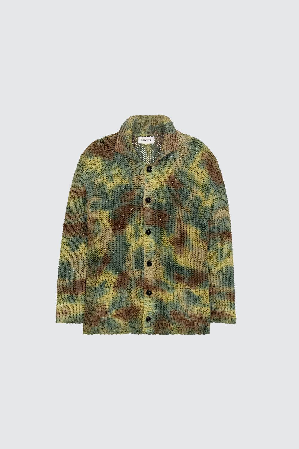 Laneus Laneus giacca tie dye camo print