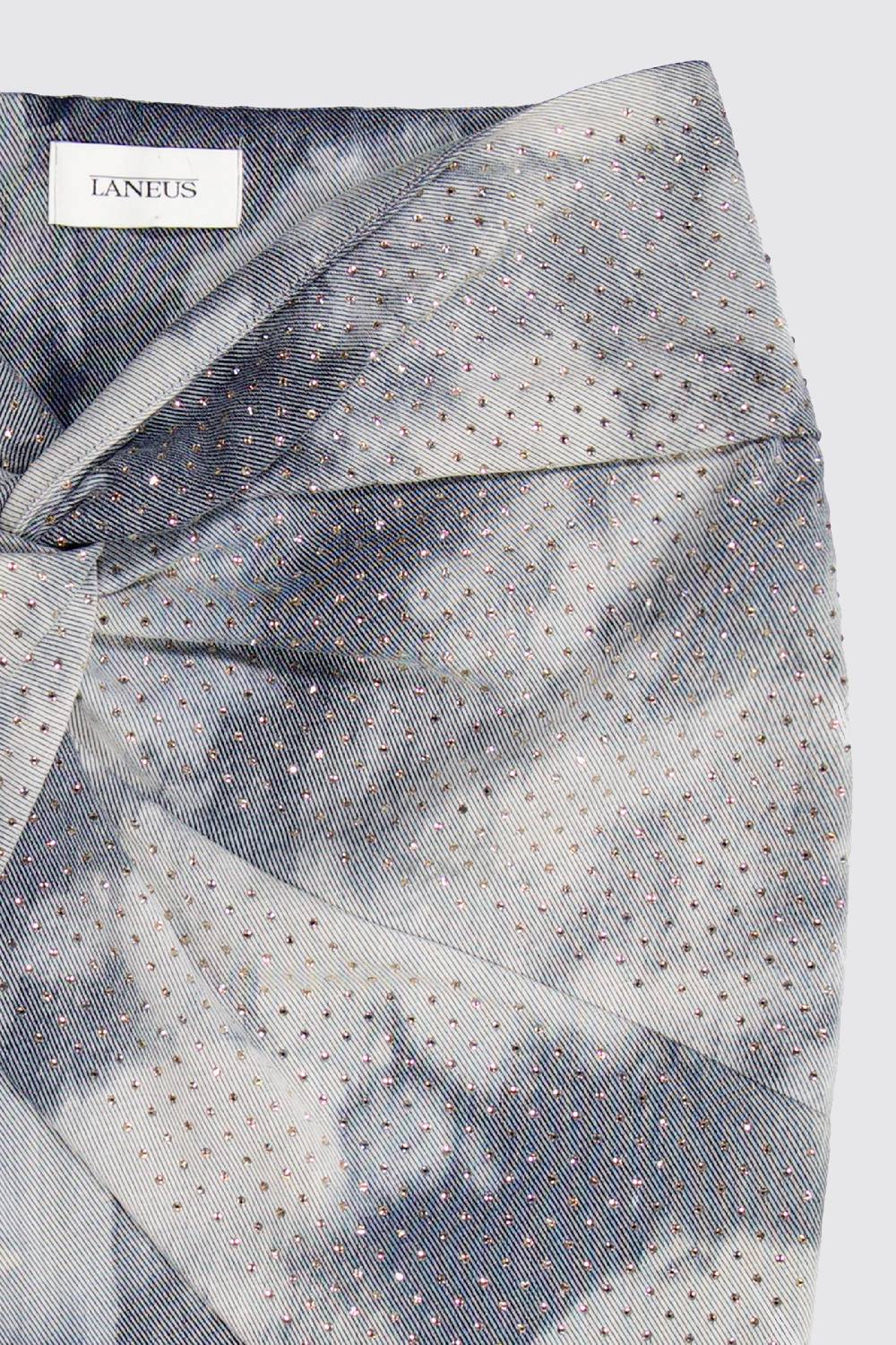 Laneus Laneus Gonna Denim Silver Strass