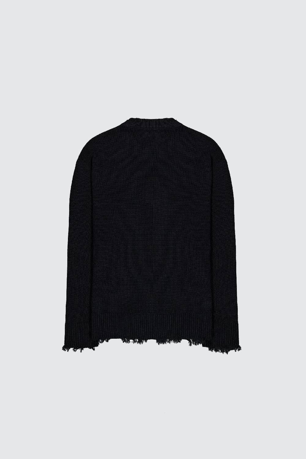 Laneus Laneus Maglione Effetto Destroyed