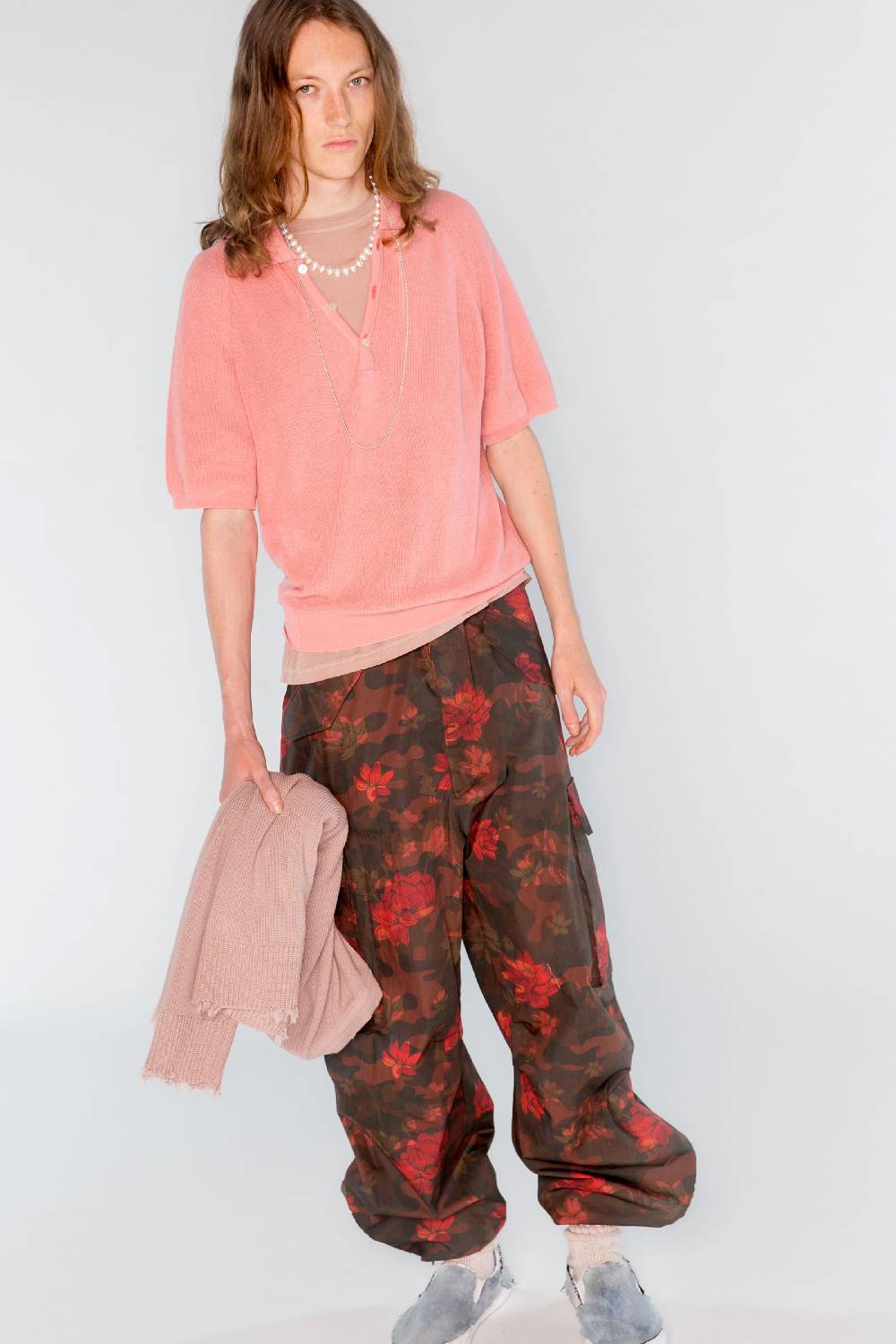 Laneus Laneus Maglione Glacee Effetto Destroyed