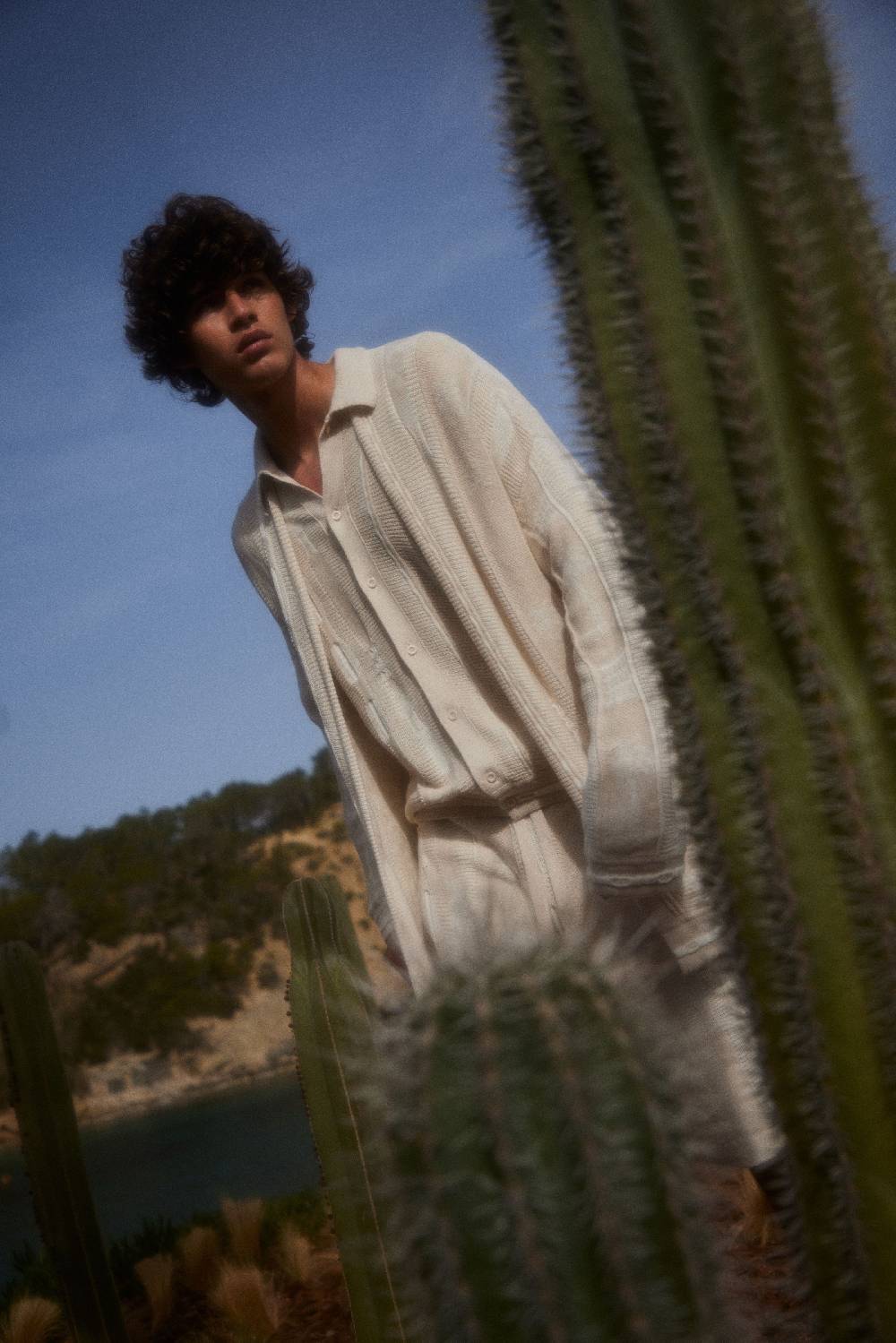 Laneus Laneus Milk Icon Jacquard Cardigan