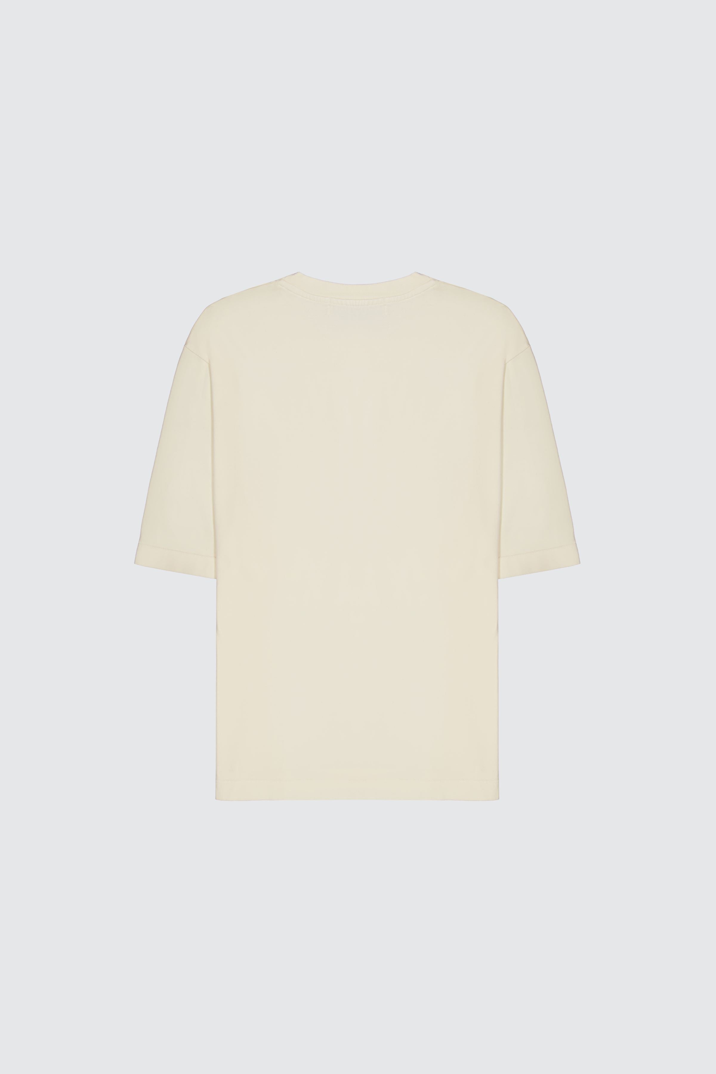 Laneus Laneus Milk T-shirt Con Lettering Studded