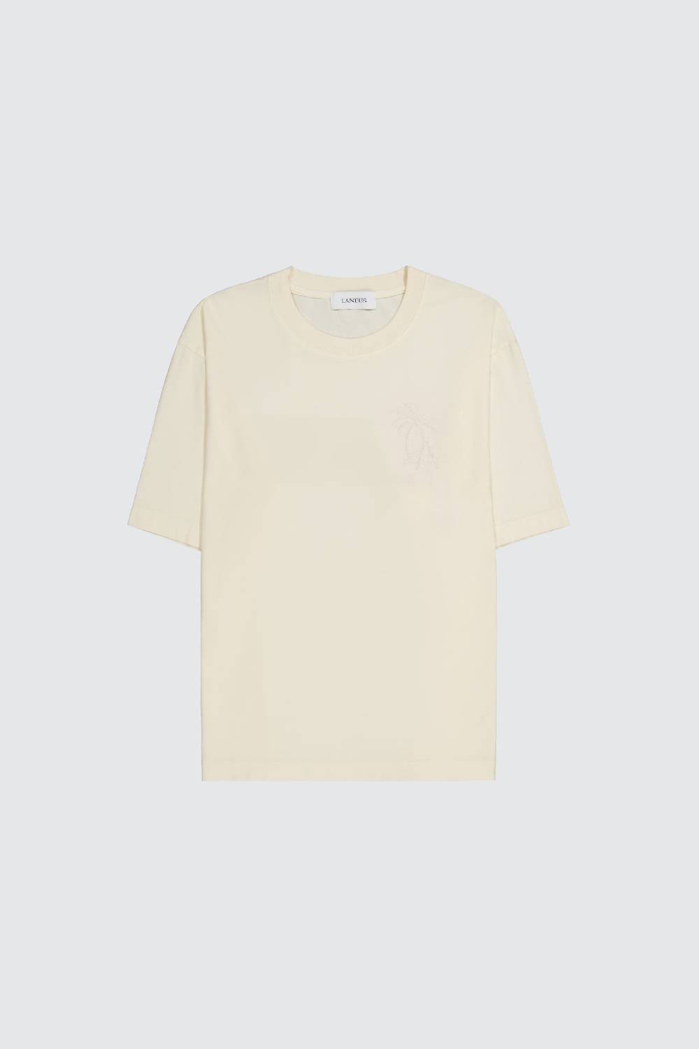 Laneus Laneus milk t-shirt palm printed logo