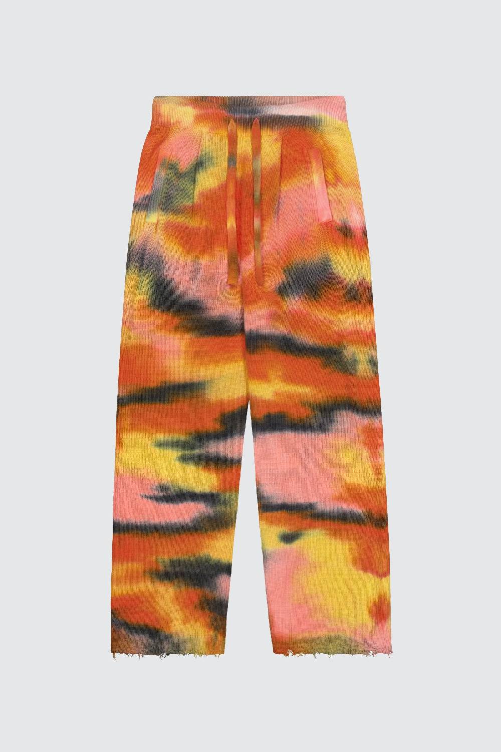 Laneus Laneus Pantaloni In Maglia Effetto Tie Dye