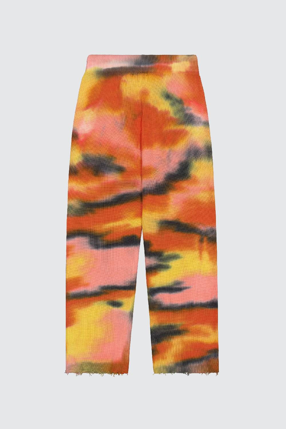 Laneus Laneus Pantaloni In Maglia Effetto Tie Dye