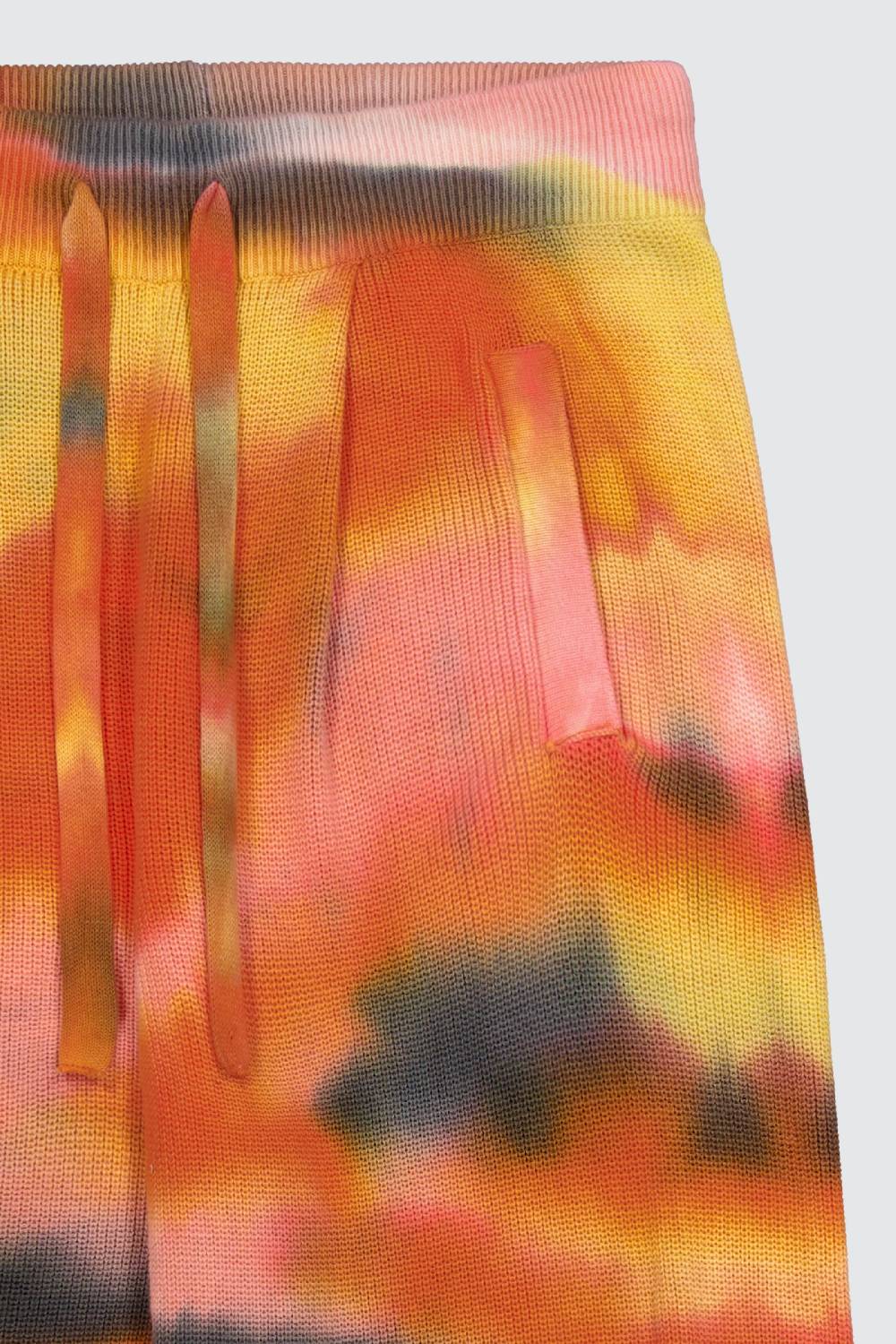Laneus Laneus Pantaloni In Maglia Effetto Tie Dye