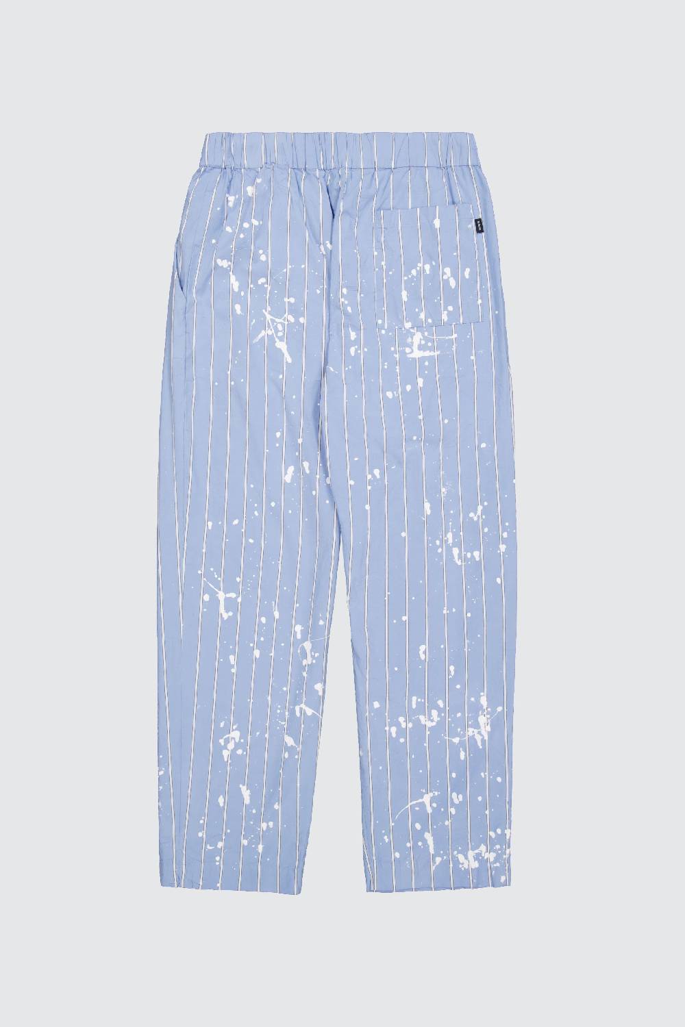 Laneus Laneus Pantaloni Light Blue Print Effect
