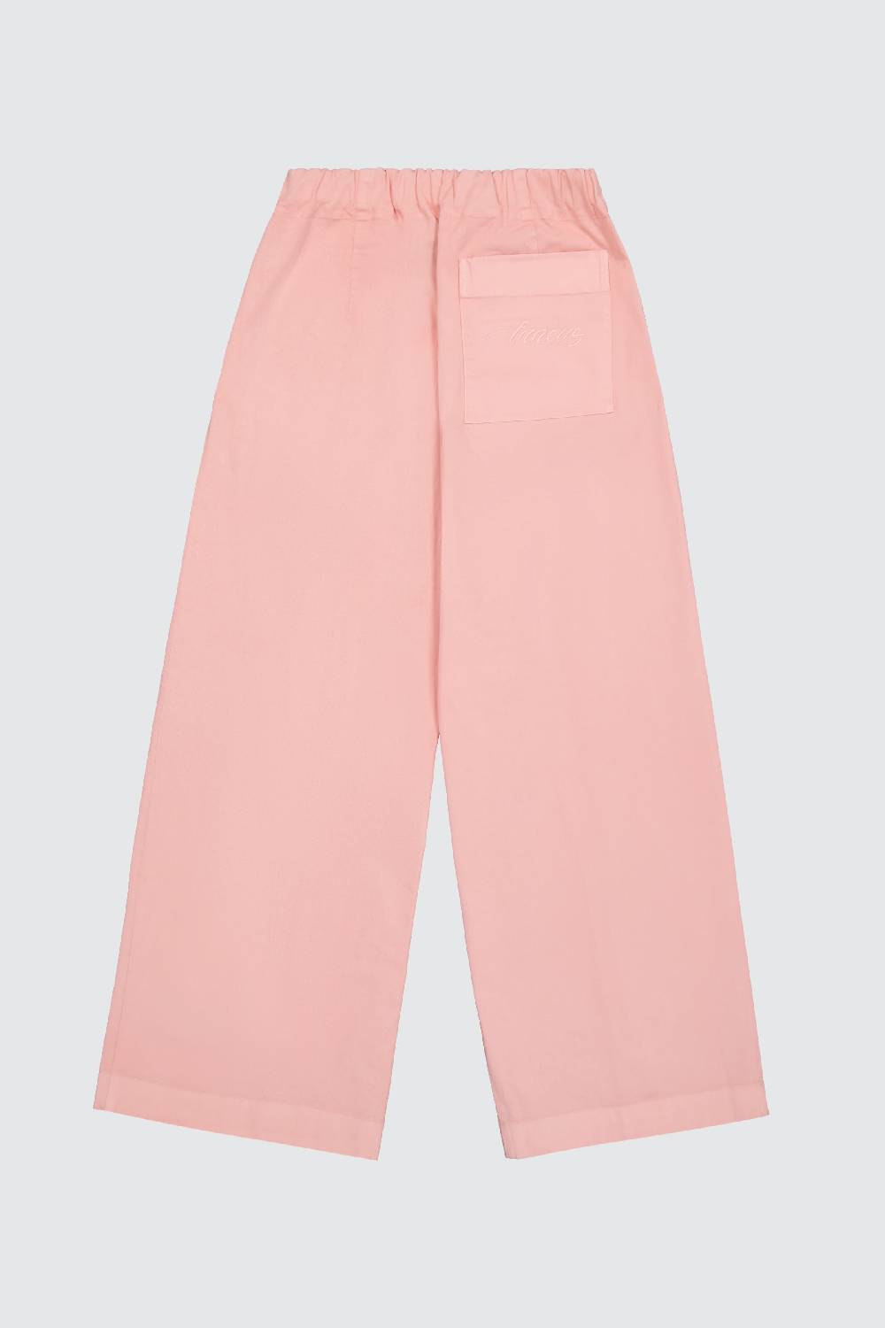Laneus Laneus Pantaloni Pink Loose Fit A Vita Alta