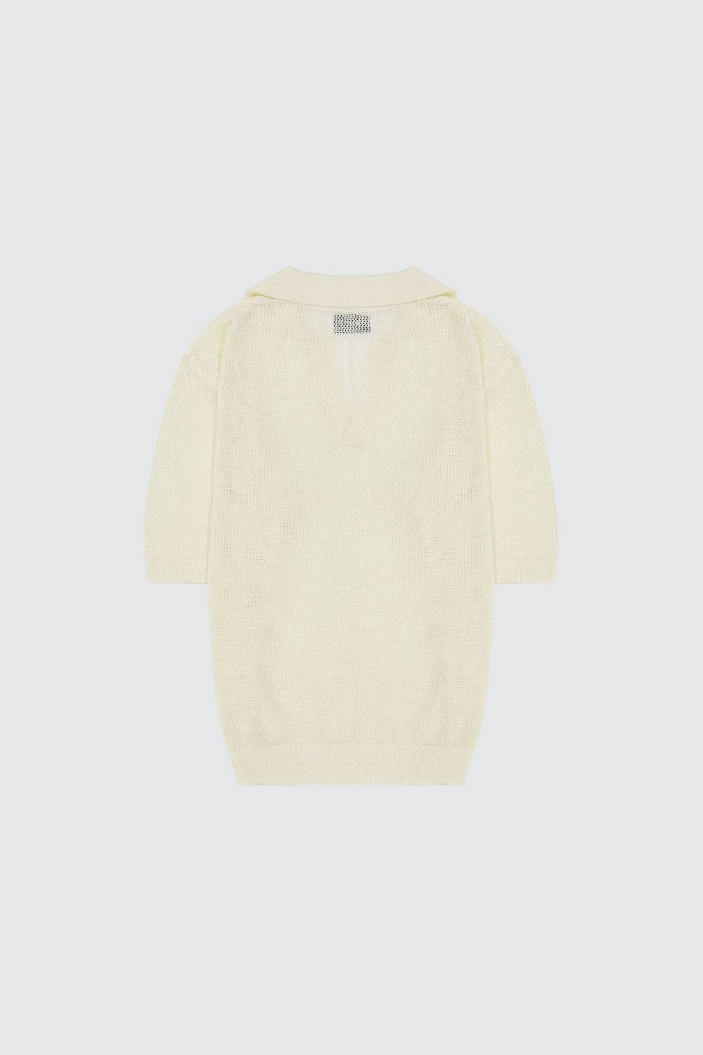 Laneus Laneus Polo In Mesh Con Scollo A V