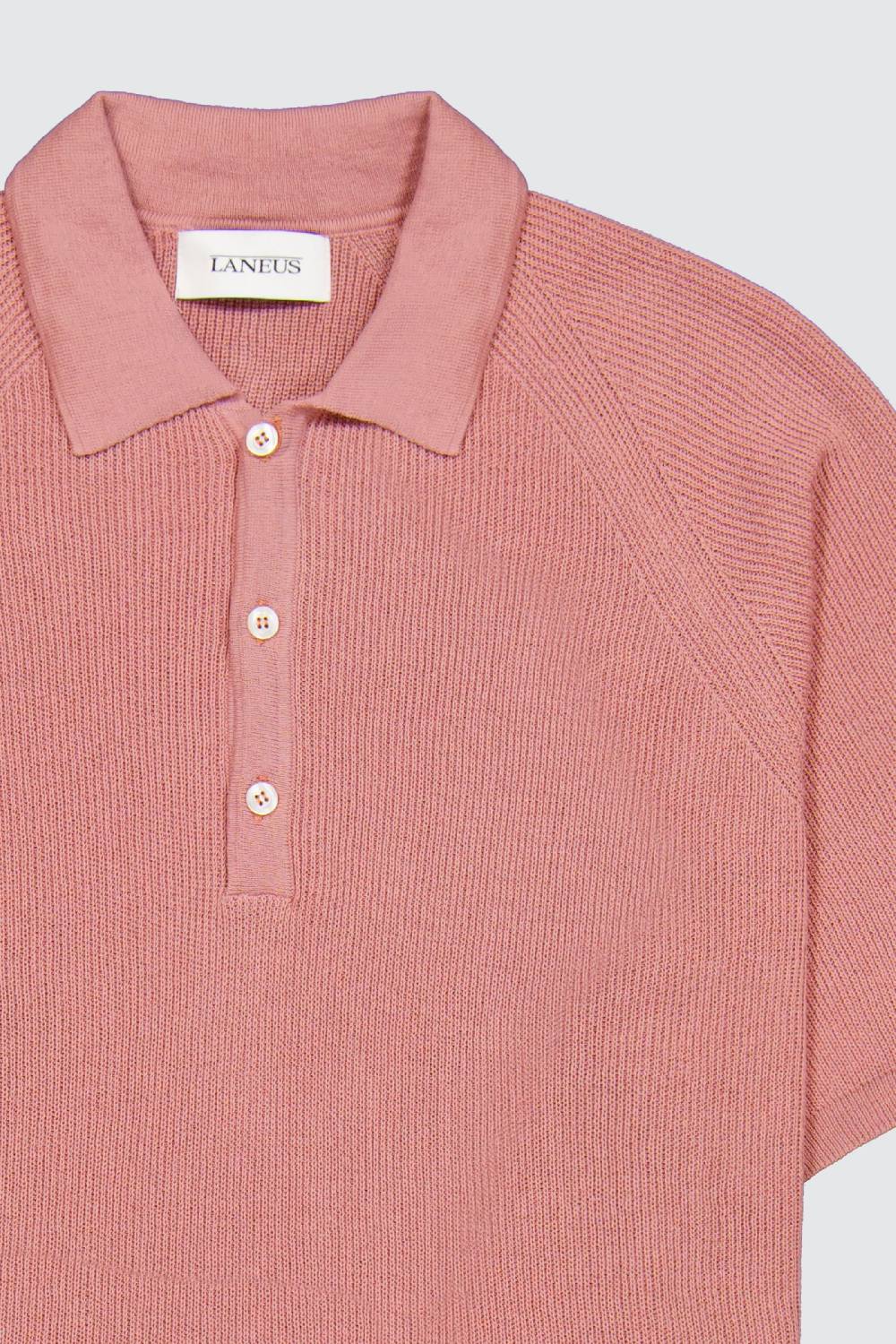 Laneus Laneus Polo Pink In Maglia Con Bottoni