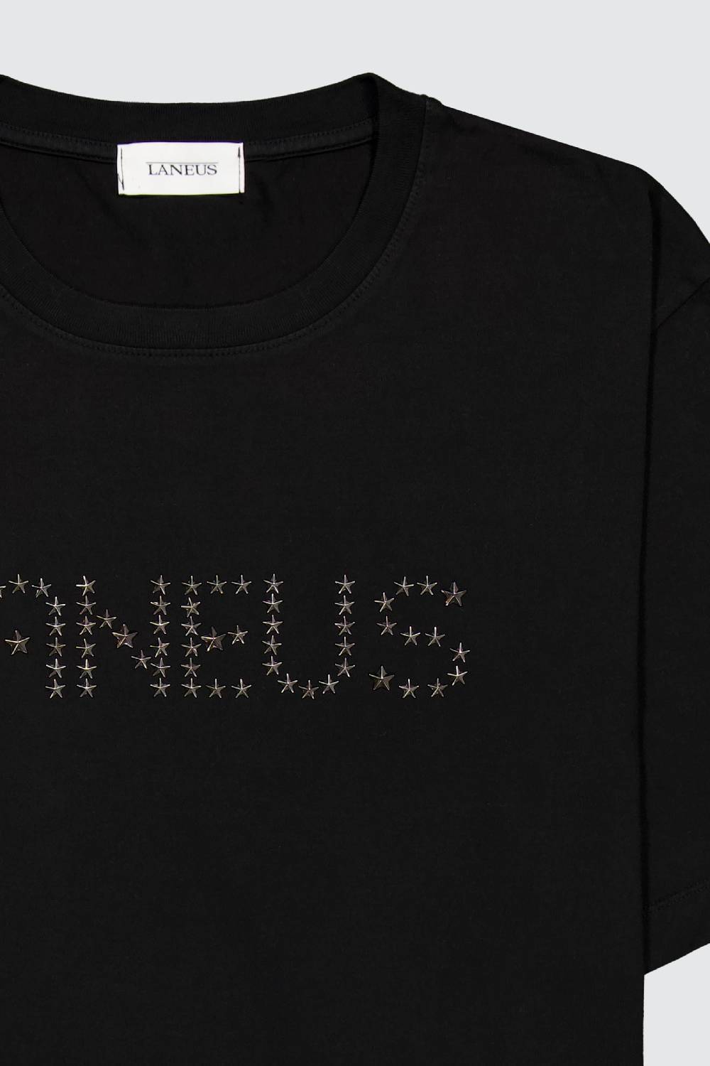 Laneus Laneus T-shirt Con Lettering Studded
