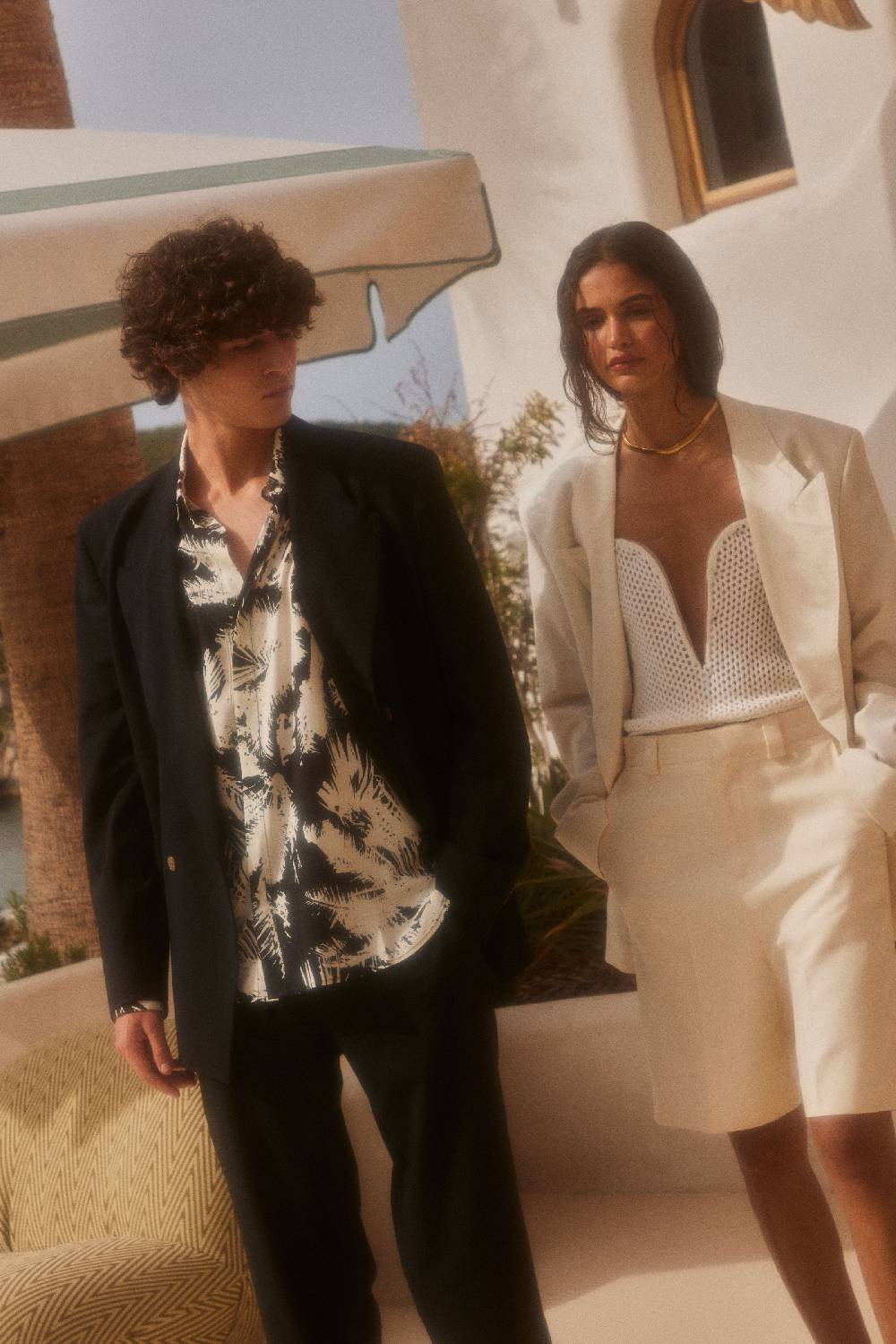 Laneus Laneus Top Milk In Mesh Con Scollo A Cuore