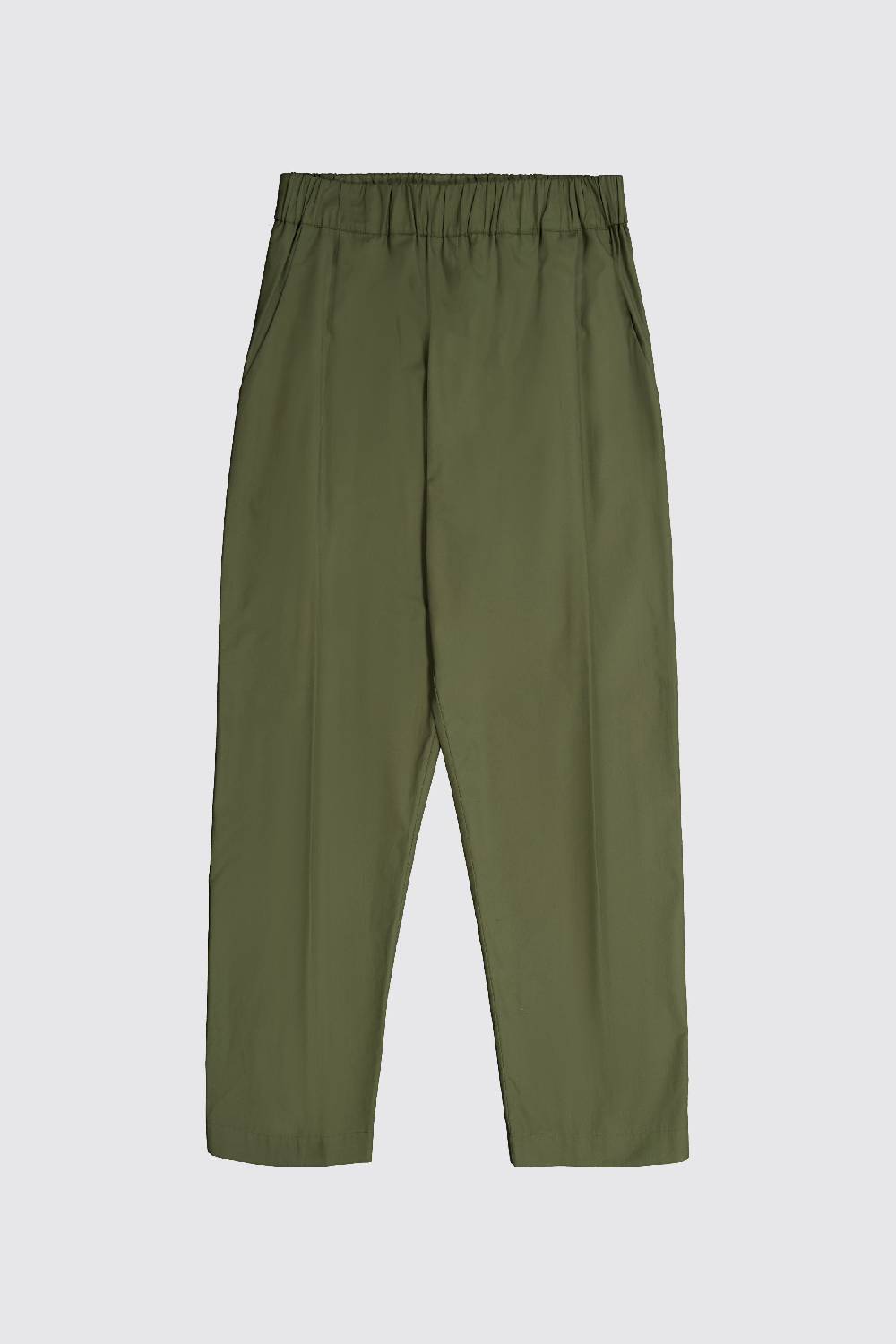 Laneus Laneus pantalone military green oversize fit