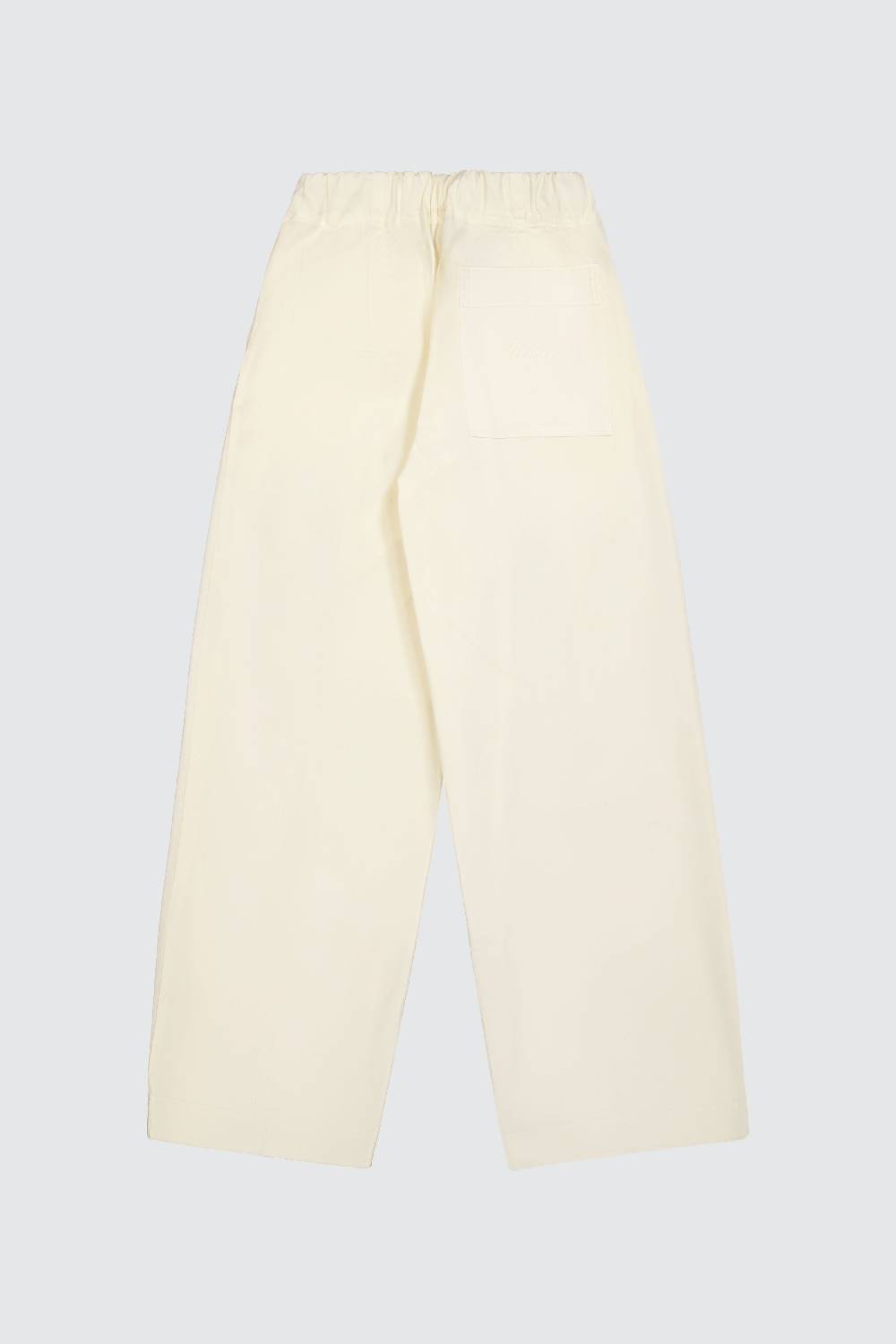 Laneus Laneus Pantaloni Cream Loose Fit A Vita Alta