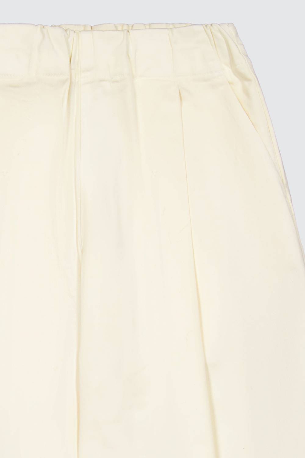 Laneus Laneus Pantaloni Cream Loose Fit A Vita Alta