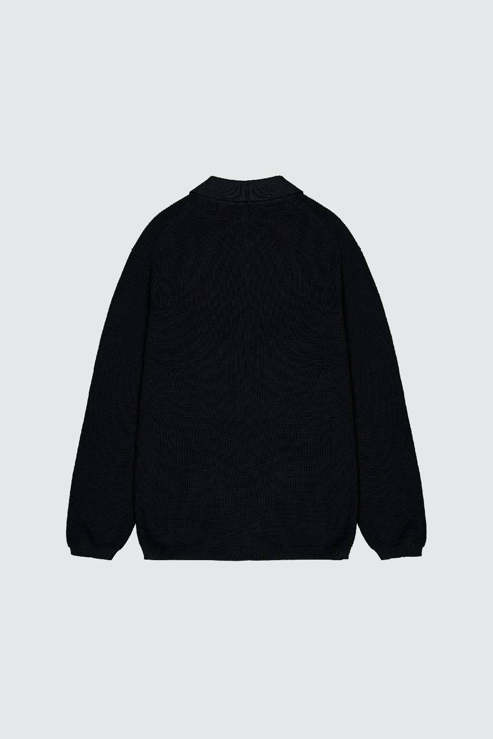 Laneus Laneus Polo Black In Maglia A Maniche Lunghe