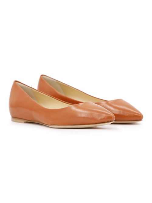 L'ARIANNA BALLERINE BL1011 DA DONNA IN SOFT CUOIO CON TACCO BASSO L'ARIANNA
