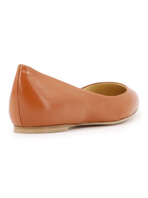 L'ARIANNA BALLERINE BL1011 DA DONNA IN SOFT CUOIO CON TACCO BASSO L'ARIANNA