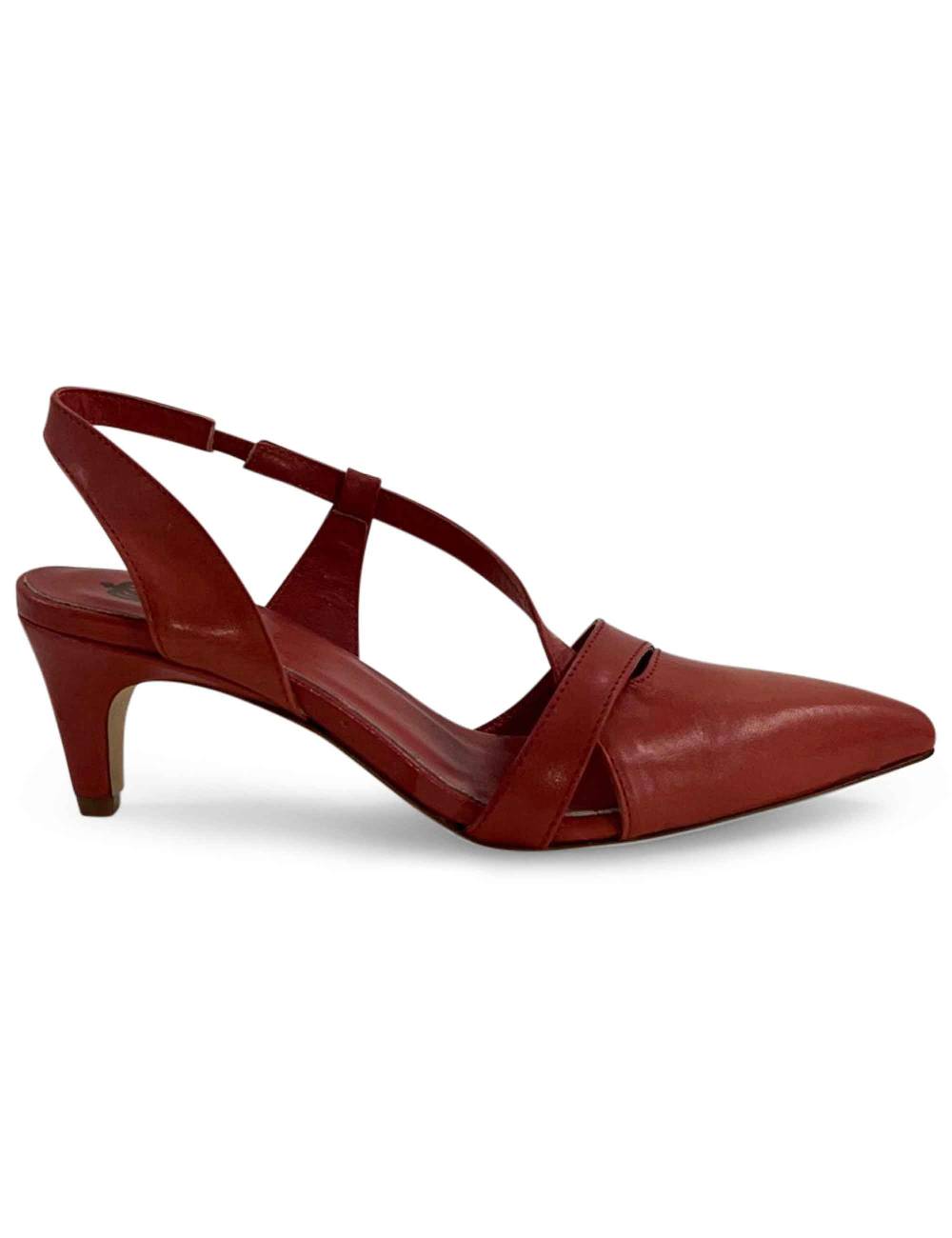 L'ARIANNA Decollete CH1721 da donna in pelle color lobster L'ARIANNA Decollete CH1721 da donna in pelle color lobster