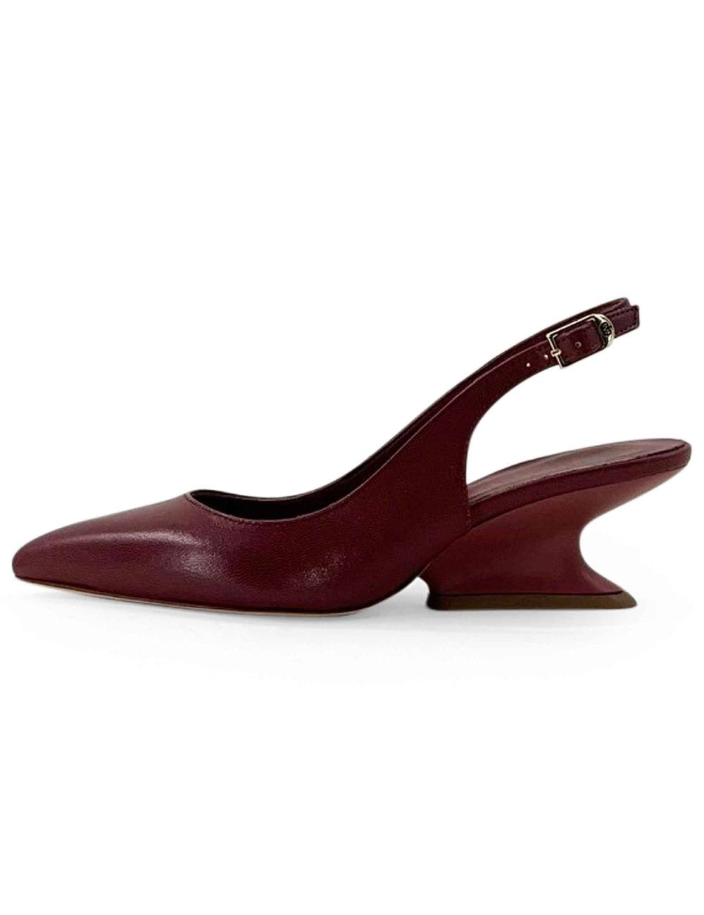 L'ARIANNA Decollete Ch1754/z Slingback Color COUTURE Con Tacco A Zeppa L'arianna