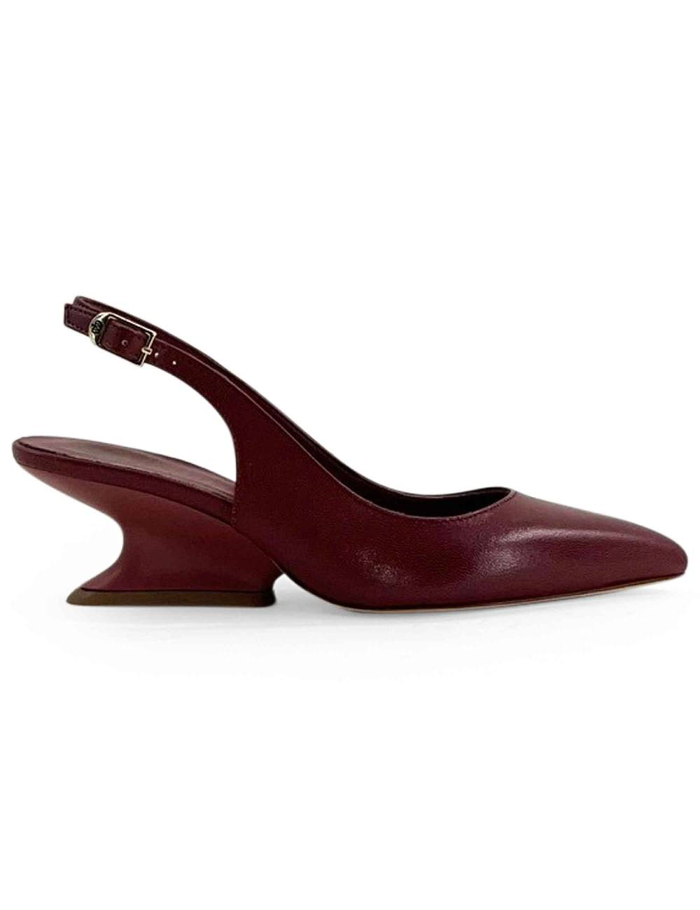 L'ARIANNA decollete ch1754/z slingback color COUTURE con tacco a zeppa l'arianna