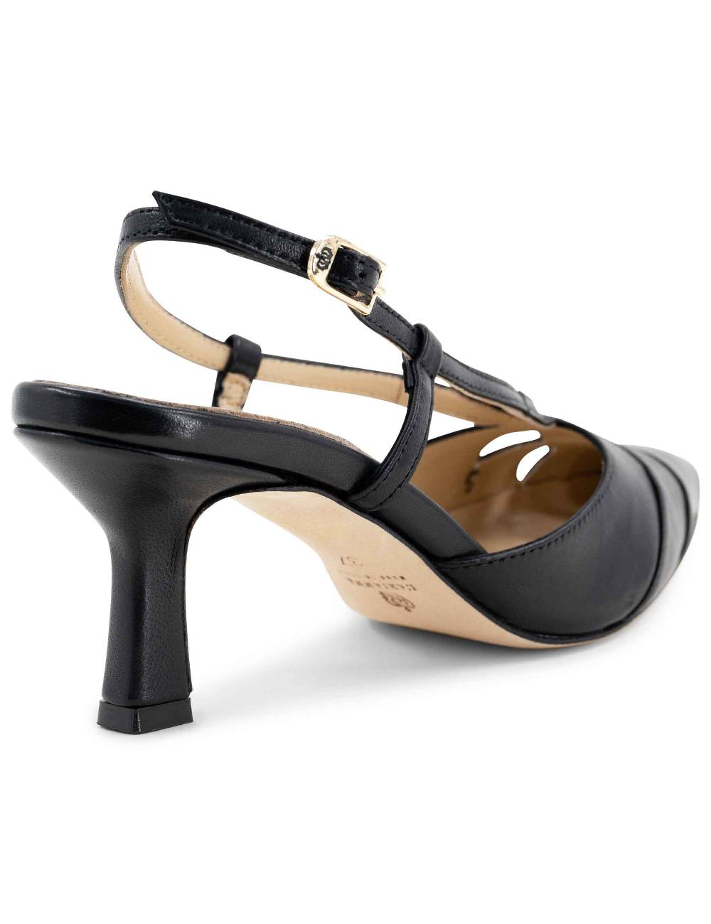 L'ARIANNA Decollete CH1757 Da Donna In Pelle BERLINO NERO L'Arianna