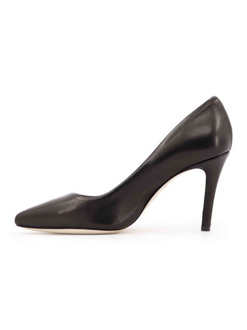 L'ARIANNA Decollete DE1002 Da Donna In Pelle Nero Con Tacco Alto