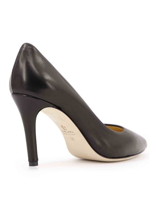 L'ARIANNA Decollete DE1002 Da Donna In Pelle Nero Con Tacco Alto