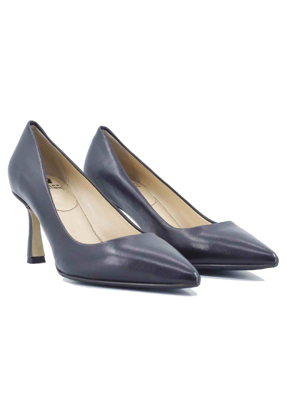 L'ARIANNA Decollete DE1555/RT In Pelle Nera Tacco Alto