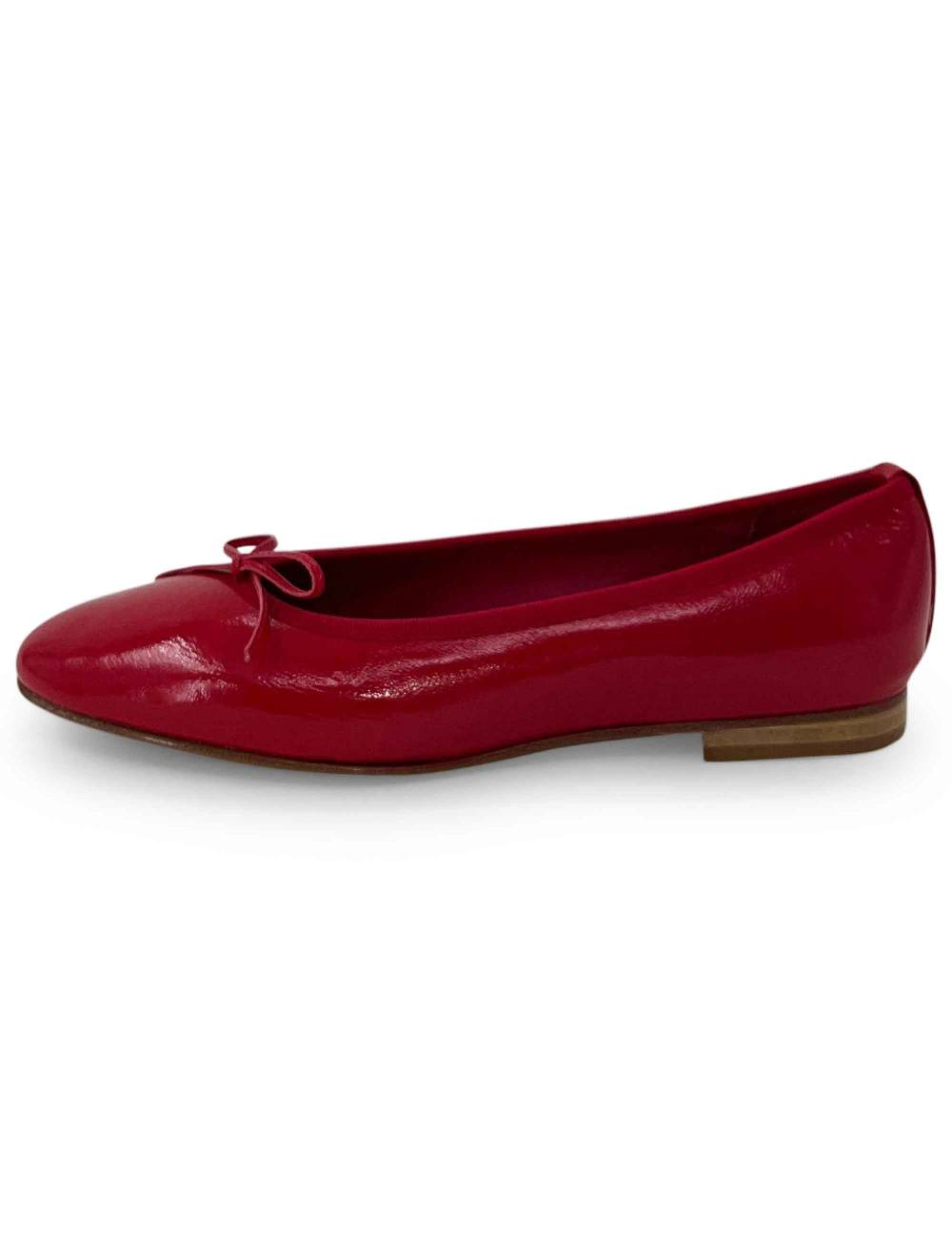 L'ARIANNA Ballerina Bl1705 In Pelle Lux Rosso
