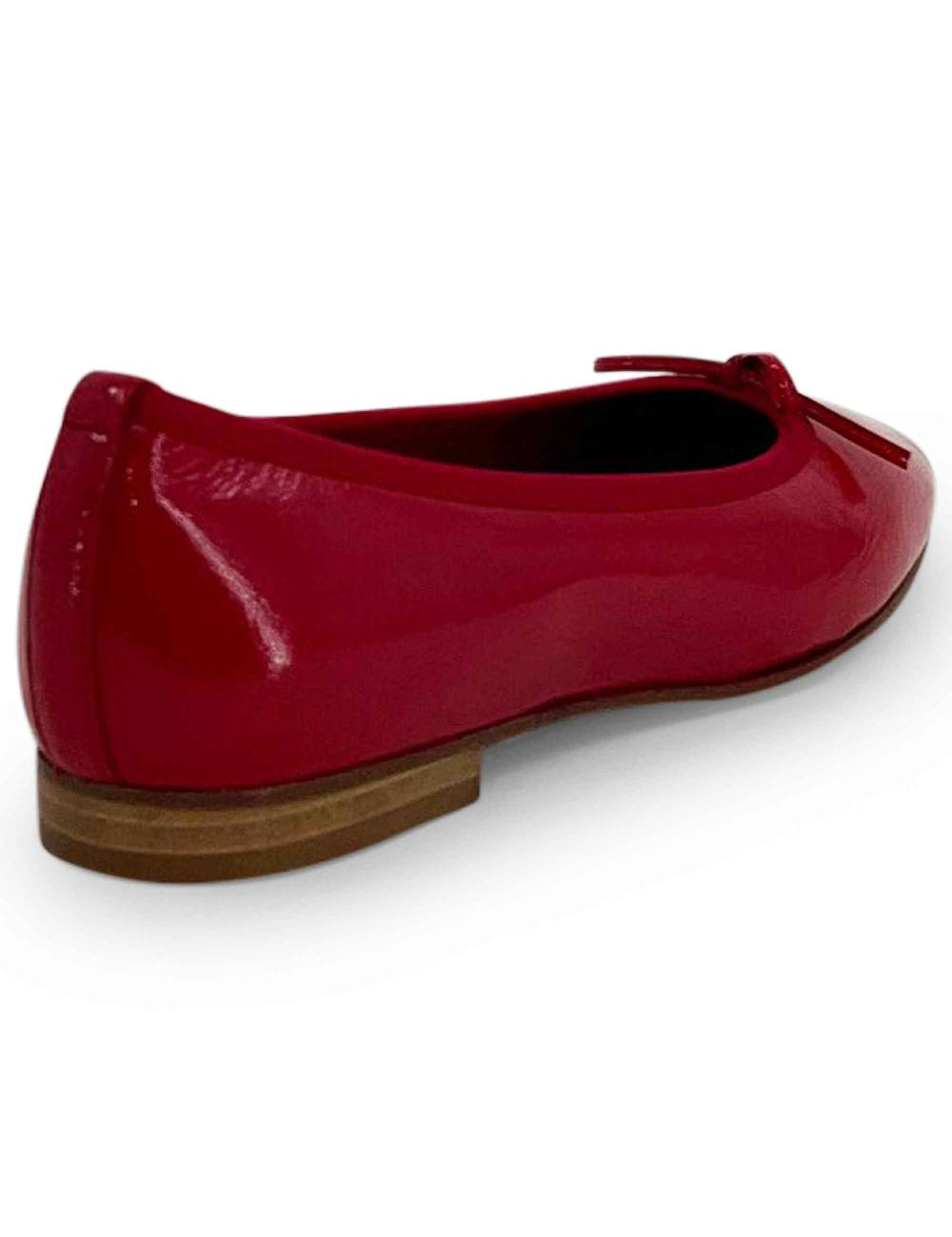 L'ARIANNA Ballerina Bl1705 In Pelle Lux Rosso