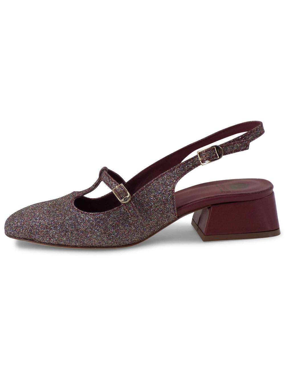 L'ARIANNA DECOLLETE CH1720/G IN TESSUTO GLITTER